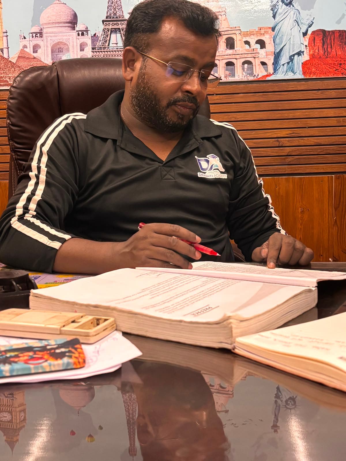 Founder & Director at work, Drashti Academy